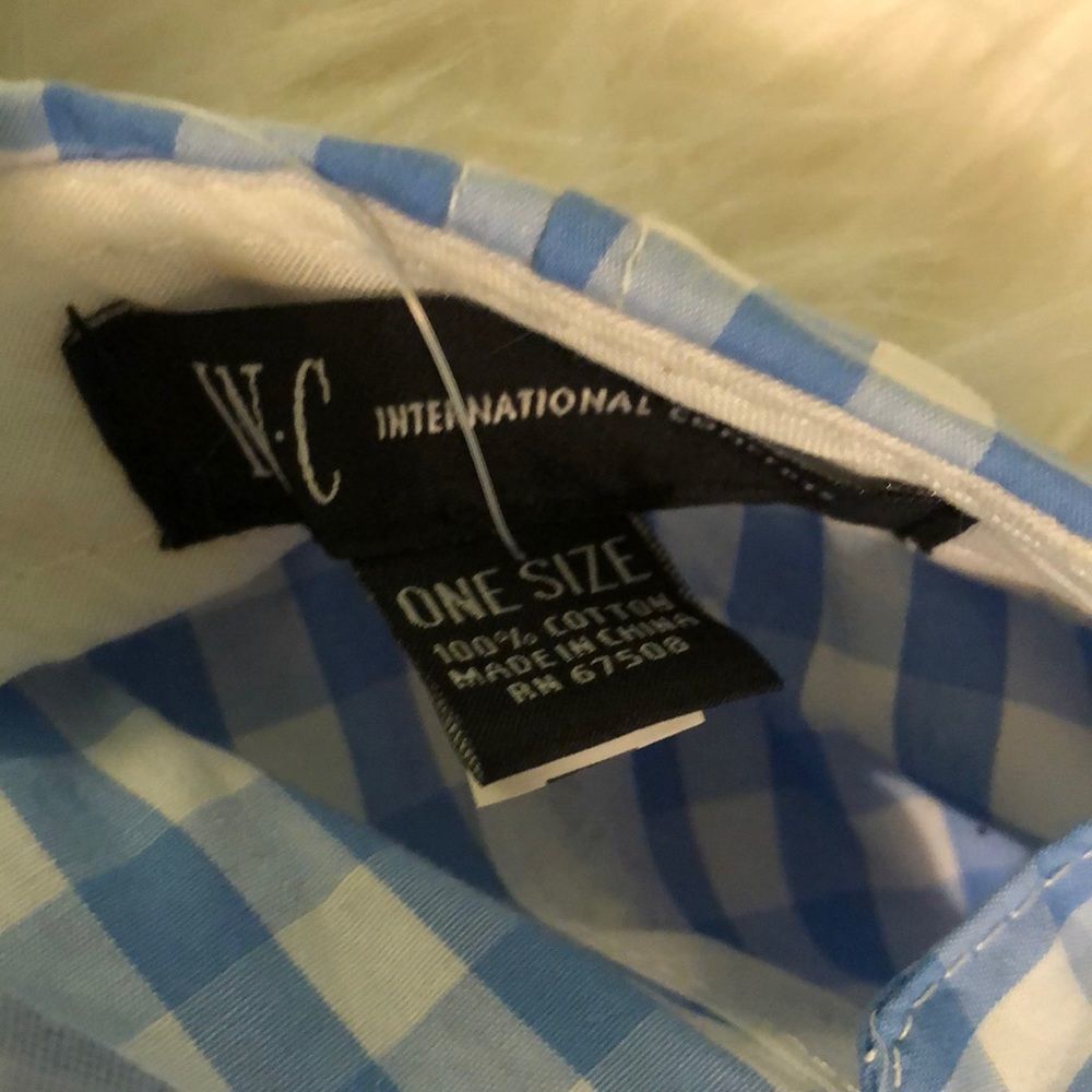 INC International Concepts Gingham Baseball Cap OS - Picture 11 of 14